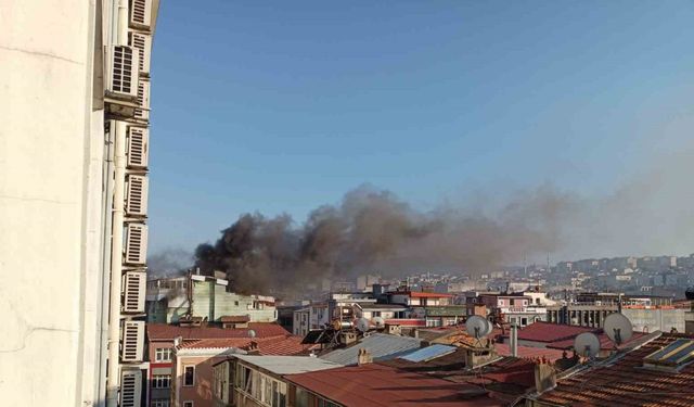 Otel yemekhanesinde yangın