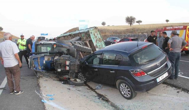 Otomobille çarpışan traktörün sürücüsü öldü