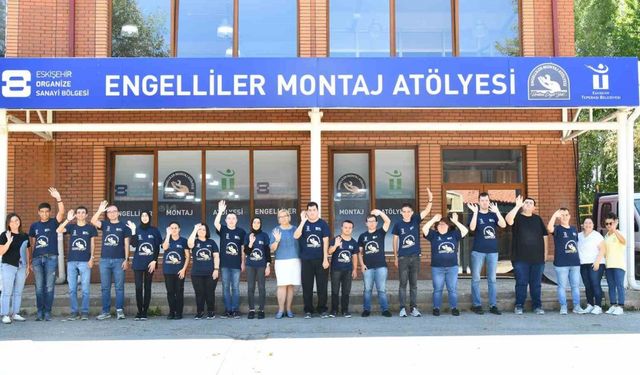 Özel bireyler montaj atölyelerinde çok mutlu