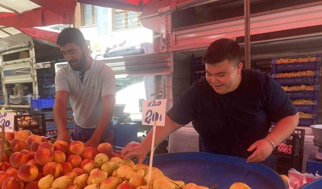 Pazarcı esnafı yazlık meyvelerin satışlarından memnun değil