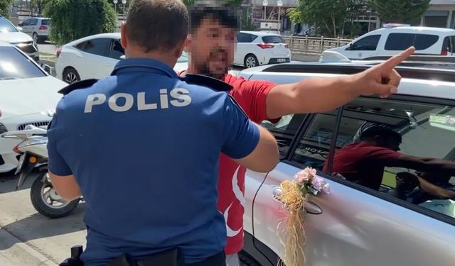 Polis “Çekeceğim” dedi, sürücü “Çektirtmem” diyerek mukavemet gösterdi