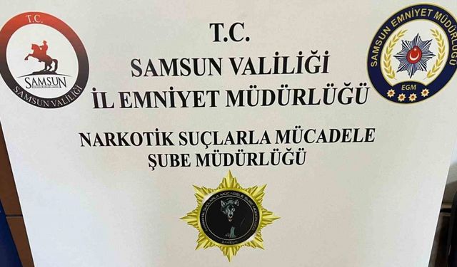 Samsun’da uyuşturucu operasyonu: 5 gözaltı