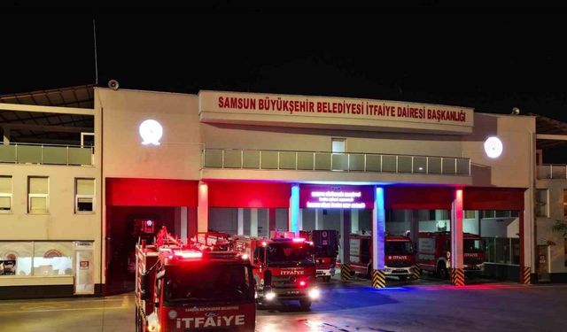 Samsun’dan, Bolu’daki orman yangını söndürme çalışmasına destek