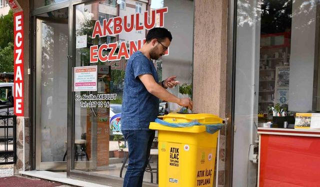 Tepebaşı’nda yılın ilk 6 aylık döneminde 2 ton atık ilaç toplanıp imha edildi