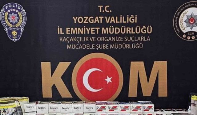 Yozgat’ta kaçakçılara darbe