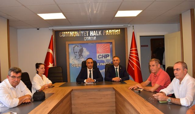 CHP Çorum’da Tüzük Kurultayı öncesi önerileri dinledi!