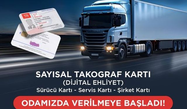 Ticaret ve Sanayi Odası’nda dijital ehliyet başvuruları başladı