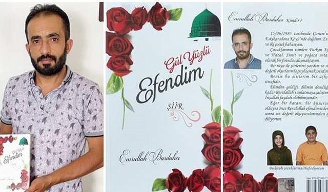 Emrullah Bardakcı'nın, şiir kitabı yayınlandı