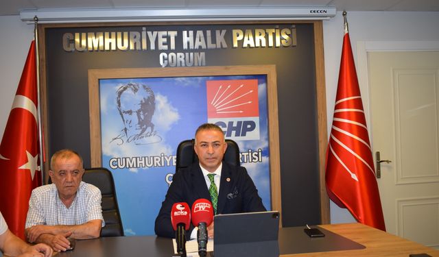 CHP’li Tahtasız’dan Çorum İçin Kritik Uyarı: Fabrikalar Kapanma Tehlikesi Altında