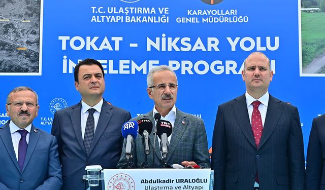 Tokat-Niksar arası seyahat süresi bu projeyle 25 dakikaya inecek