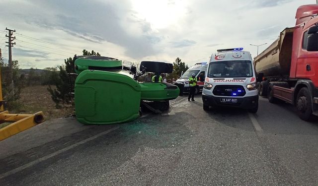 Çorum'da kahreden kaza: 19 yaşındaki genç traktör altında can verdi