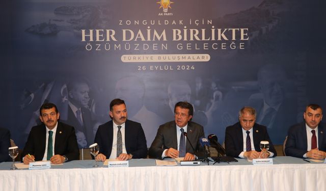 AK Parti Genel Başkan Yardımcısı Zeybekci, Zonguldak'ta konuştu: