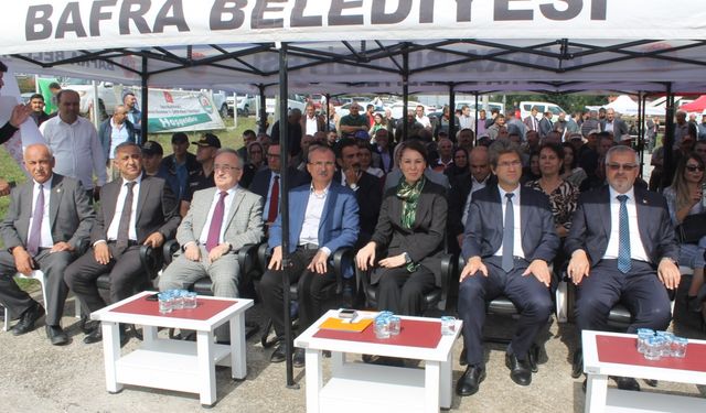 AK Parti'li Karaaslan, Samsun'da "Çeltik Yetiştiriciliği Hasat Günü"nde konuştu: