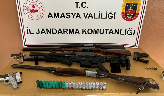 Amasya'da düğünlerde havaya ateş eden 10 kişi gözaltına alındı