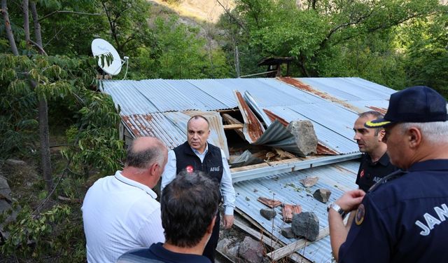 Artvin'de sağanak sonrası hasar tespit çalışmaları sürüyor