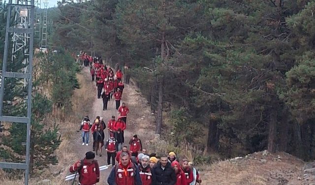 Bolu'da gönüllü öğretmelerin katılımıyla arama kurtarma tatbikatı düzenlendi