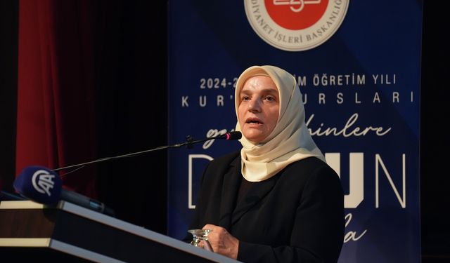 Diyanet İşleri Başkanı Erbaş, Düzce'de Kur'an Kursları Açılış Programı'nda konuştu: