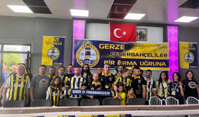 Gerze'de Fenerbahçe taraftarları kahvaltı programında buluştu