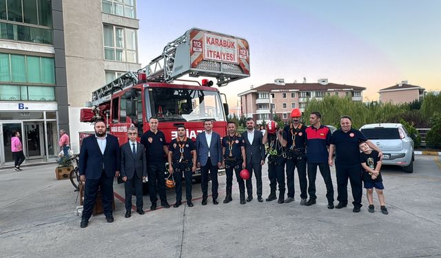 Karabük'te İtfaiye Haftası kutlandı