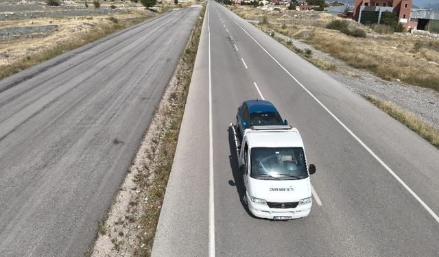 Kargı'da dron destekli trafik denetimi yapıldı