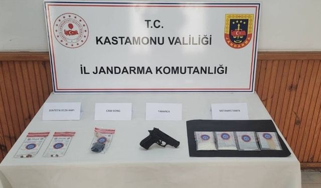 Kastamonu'da düzenlenen uyuşturucu operasyonlarında 6 kişi yakalandı