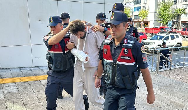 Ordu'da jandarma personelini şehit eden motosiklet sürücüsü adliyede