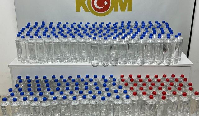 Samsun'da 320 litre etil alkol ele geçirildi