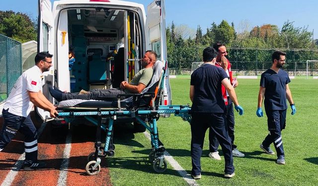 Samsun'da kalp krizi geçiren kişi ambulans helikopterle hastaneye kaldırıldı