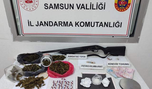 Samsun'da uyuşturucu operasyonunda 1 şüpheli gözaltına alındı