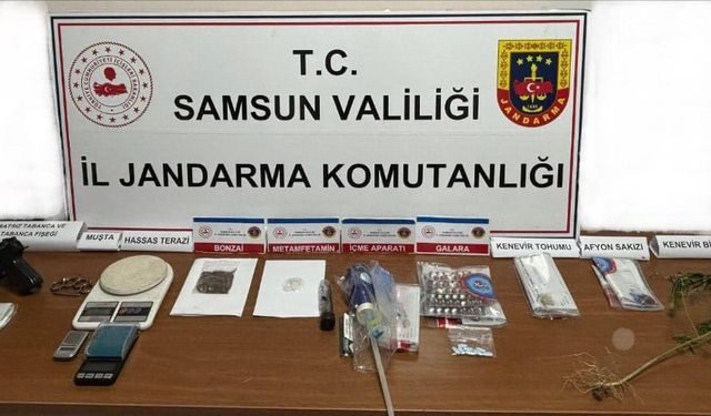 Samsun'da uyuşturucu operasyonunda 1 zanlı yakalandı