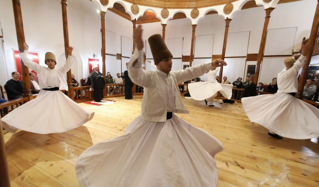 Tokat'ta sema gösterisi sunuldu