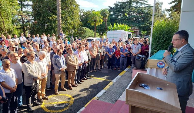 Trabzon'da kalp krizi sonucu vefat eden hemşire için tören düzenlendi