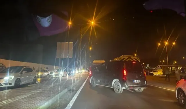 Bursa'da maç günü trafik yoğunluğu