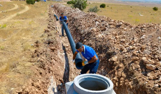 MASKİ'den Yazıhan Çivril'e 6 bin metre altyapı