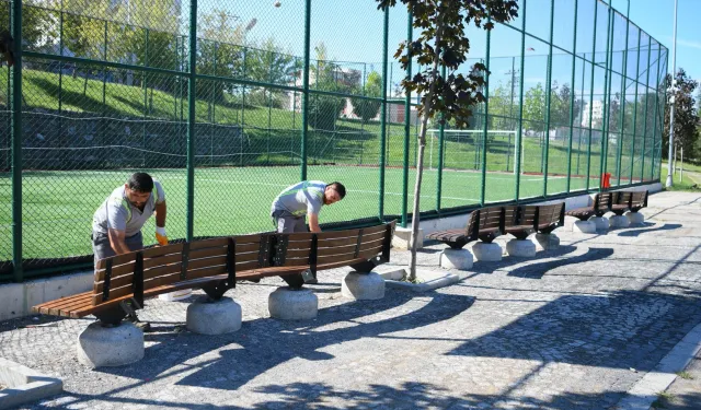 Mesire alanları ve parklarda bakım çalışması