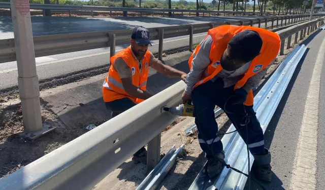 Sakarya Büyükşehir Çevre Yolu’nda ‘güvenli ulaşım’ için mesaide