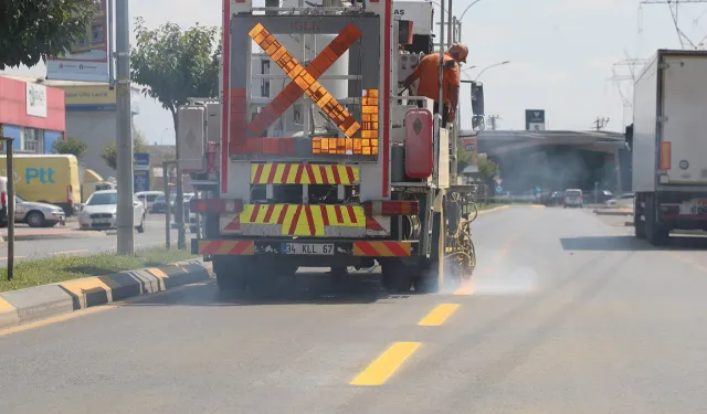 Sakarya YOLBAK ekiplerinden 'güvenli çizgi'leri yeniledi