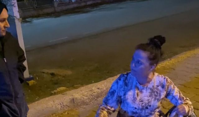 Aksaray’da polisin karayolundaki anne ve kızı ile imtihanı