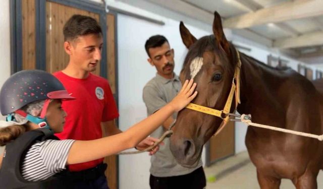 Büyükşehir Spor A.Ş.’nin binicilik eğitimleri yoğun ilgi görüyor