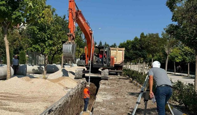 Çorum’da 5 yılda 17 bin 500 metre yağmur suyu hattı yapıldı