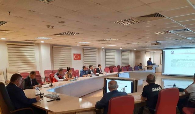 Eskişehir Afet Müdahale Planı çerçevesinde yapılan toplantılar sürüyor