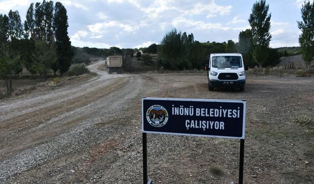 İnönü’de 40 yıllık yol sorunu çözüldü