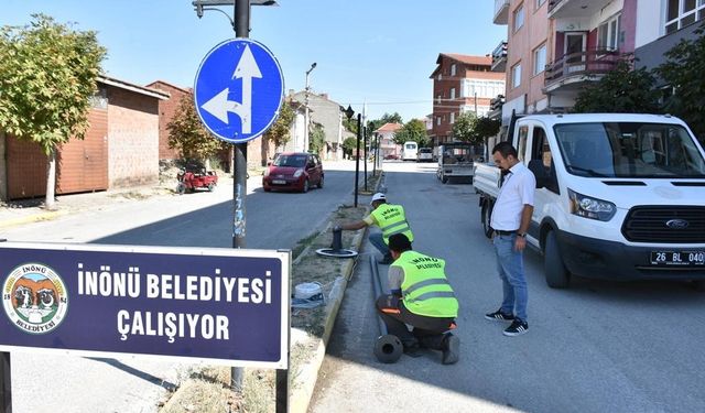 İnönü’de sokaklar ışıl ışıl oluyor