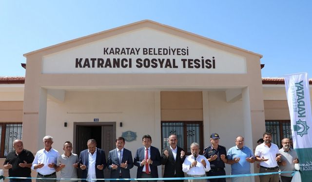 Katrancı Sosyal Tesisi hizmete açıldı