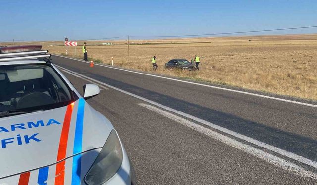 Konya’da otomobil şarampole uçtu: 3 yaralı