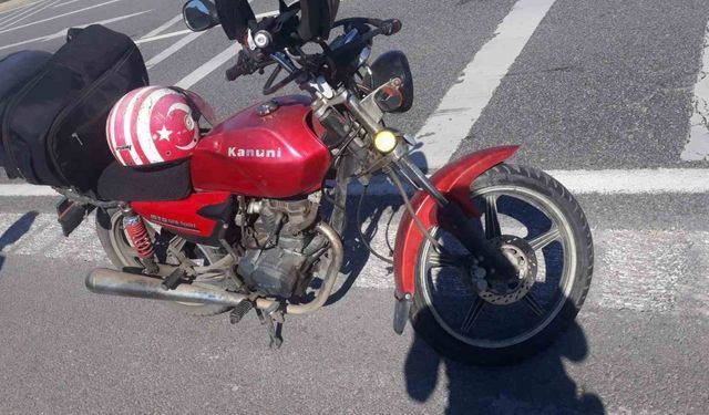 Samsun’da lastiği patlayan motosiklet kaza yaptı: 2 yaralı