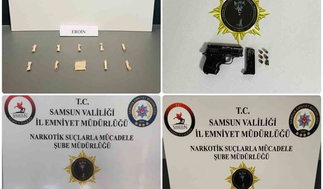 Samsun’da uyuşturucu operasyonu: 10 kişi yakalandı