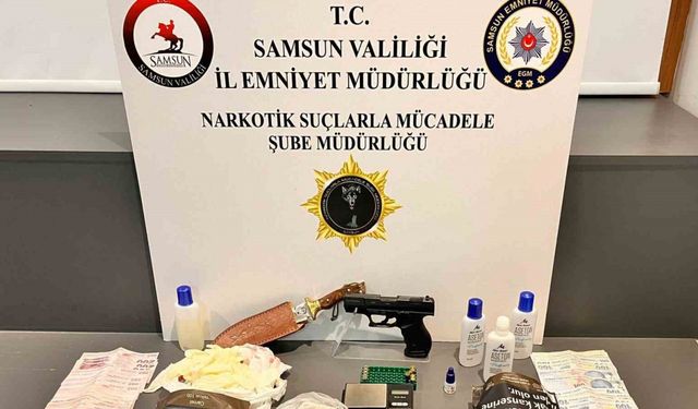 Samsun’da uyuşturucu uygulaması: 7 kişi yakalandı