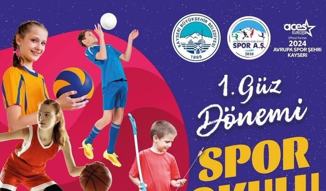 Spor A.Ş. 1. güz dönemi spor okulu kayıtlarını başlattı