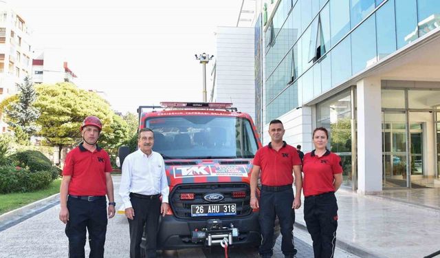 Tepebaşı arama kurtarma yeni aracı ile daha güçlü